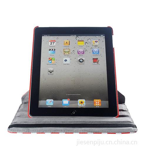 供應(yīng)深圳專業(yè)皮套工廠 ipad2蘋果電腦ipad3/4波點(diǎn)保護(hù)套多色旋轉(zhuǎn)皮套